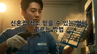 ✨ 신혼집 청소, 믿을 수 있는 업체 고르는 방법! ✨